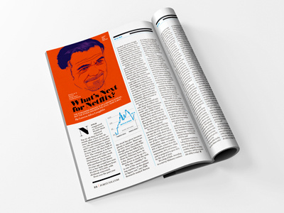 Fortune Mag & Netflix artwork ceo fortune illustration illustrator magazine netflix portrait press reed hastings vector work