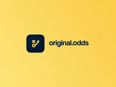 Logo and icon design for original.odds. icon logo