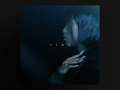 Artwork, Sabina Ddumba - Time apple artwork cover dark music photo spotify square typography