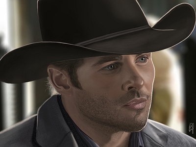 Westworld: James Marsdel art artist digital illustration paint portrait westworld