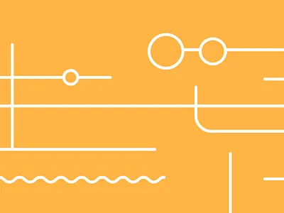 Strategy Meetup Banner abstract illustration line monoweight