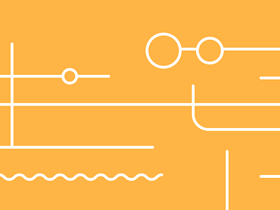 Strategy Meetup Banner abstract illustration line monoweight