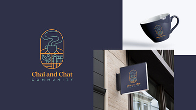 Logo Design Chai And Chat 3d abstract bold branding corporate custom logo elegant flat fonts gradients graphic design icon logo logotype luxury minimalist modern motion graphics professional symmetry