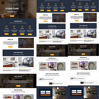 WEBSITE DESIGNE AND LANDING PAGE ON FURNITURE branding clickfunnel website design ghl landing page ghl sales funnel ghl website designe graphic design landing page logo squarespace landingoage systeme io landing page systeme.io website designe website design