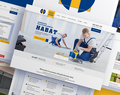 Habat design factory interface paint site ui ux web web site website