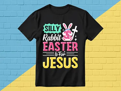 Easter T-shirt Design bunny customdesign designer easter easterlover eastertshirt graphic design jesus logo rabbit textdesign trendy trendytshirt tshirt tshirts typography