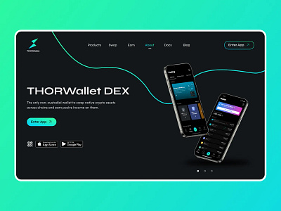 THOR Wallet Web3 Design defi nft ui uiux wallet web3