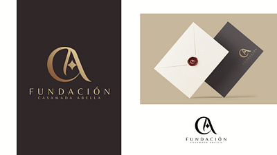 logo Design Fundacion Casamada Abella abstract bold branding creative custom logo elegant fashion flat graphic design icon logo concepts luxury minimalist modern motion graphics professional typography