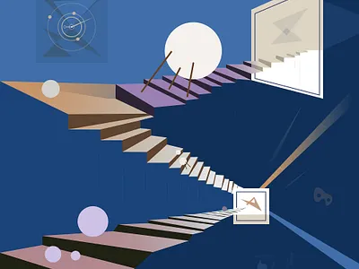 "Life Path", 2025, Digital art color