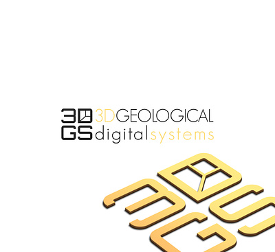 3D Geological Digital Systems 3d 3d logo art artwork creative design logo for you graphic design illustration industrial logo logo design showcase smart