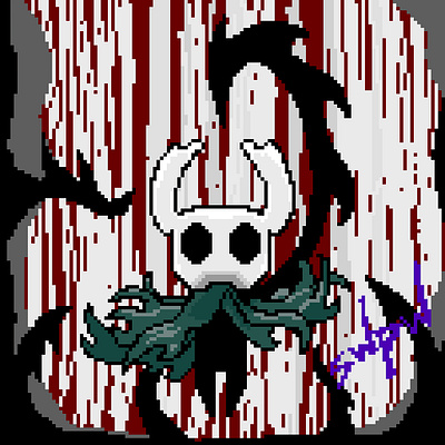 PixelArt: Hollow Knight clipstudio clipstudiopaint digitalart ilustration pixel pixelart