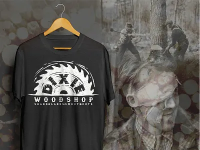 Sharp Blades x Smooth Cuts dixie logo saw sawblade woodshop