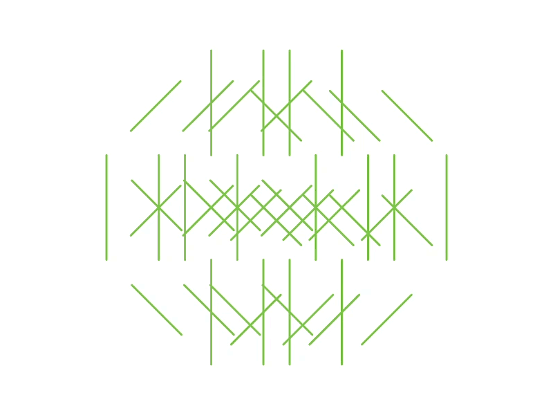 Green Cubics animation css cube design geometric gif green line math svg web