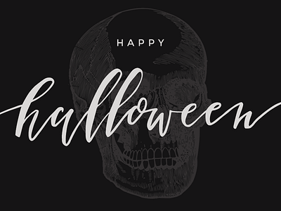 Happy Halloween calligraphy halloween lettering