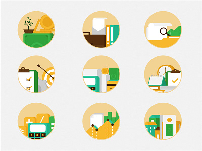 Acounting Icons Design accounting designstudio editorial illustration graphic design icons illustration pinus