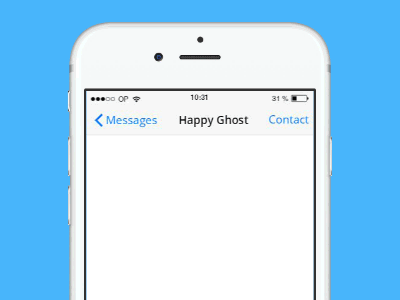 Happy Ghost animation character design chat cute ghost gif halloween imessage line spooky sticker