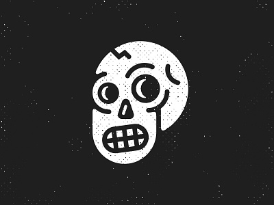 Spooky Scary halloween illustration skull