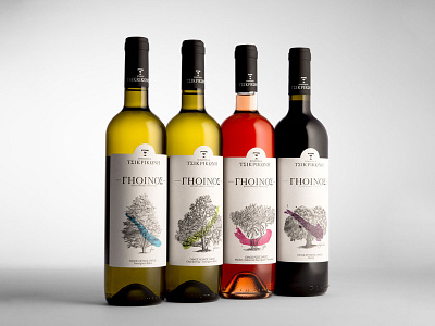 Wine Label Design for Tsikrikonis Winery artware greekwine greekwinery label tsikrikonis wine