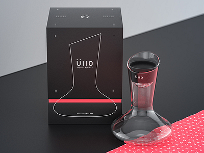 Ullo Packaging 3d box c4d cinema 4d design packaging render ullo wine