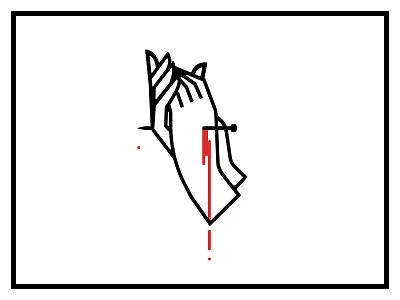 Halloweeen Sixteeen blood halloween hands idaho illustration