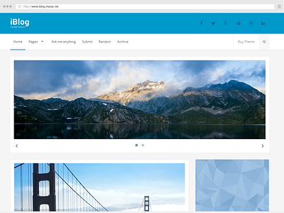 iBlog - Responsive Tumblr Theme - Free api blog css html jquery responsive theme tumblr