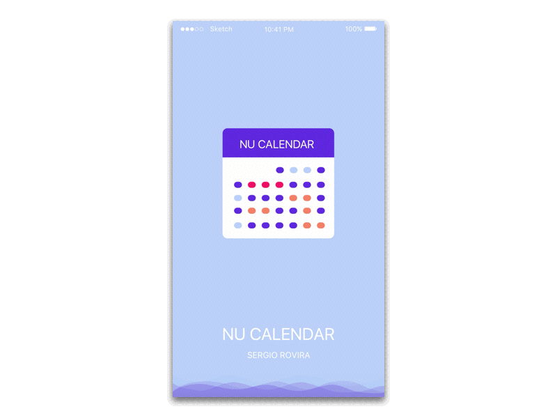 Animated Daily UI Day 38 - Calendar 038 animated calendar dailyui day38 ui ux