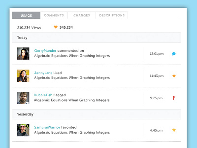 Course Analytics Overview color design education learning product product design ui