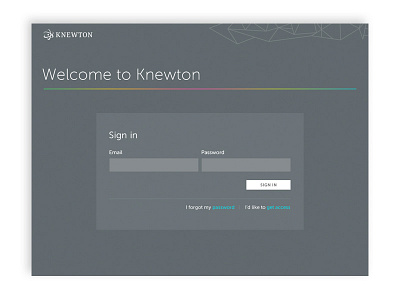 Sign In design education gradient interface iu type