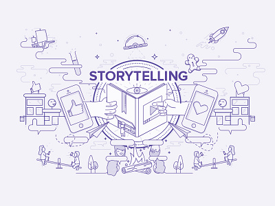 Storytelling book story storytelling