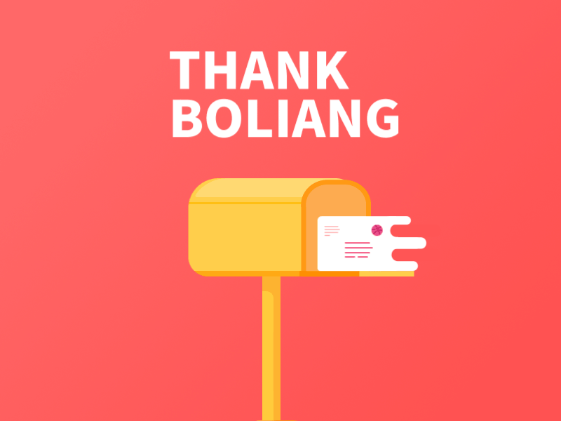 Hello Dribbble! happy mail motion