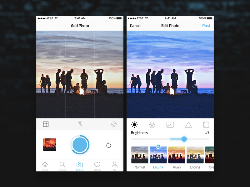 Example of Photo Editing App