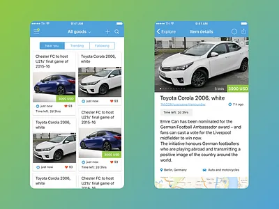 1M app ios iphone market mobile shop ui ux