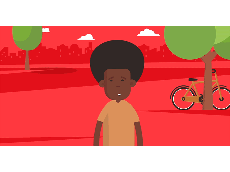 No Sharing - Kit Kat Chunky bicycle character chocolate chunky duo greed hands kit kat park peanut butter sad sharing