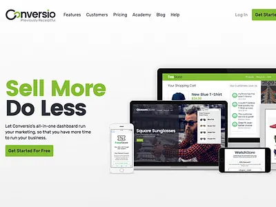 Conversio Rebrand and Website conversio ecommerce marketing rebrand website