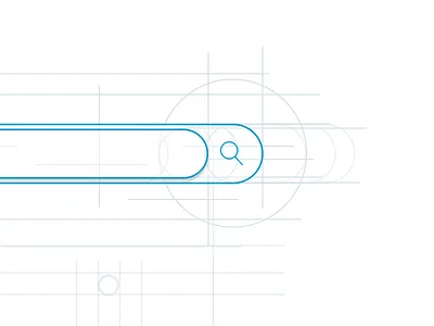 Search Bar Teaser blueprints lines outlines search bar search field search ui teaser