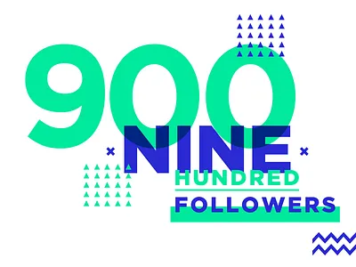 900 Followers 900 brandbox dribbble followers green seguidores shot verde