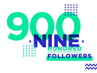 900 Followers 900 brandbox dribbble followers green seguidores shot verde