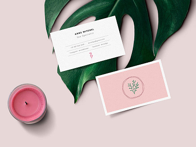 Feminine Business Card Mockup branding business card business card design download feminine free freebie freebies identity mockup psd mockup psd templates