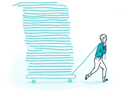 Discover discover gather hand drawn information line