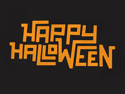 Happy Halloween design graphic design halloween lettering logo type typography