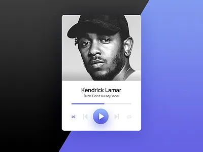 Music Player - Daily UI - #009 audio daily dailyui interface music music player player ui ux