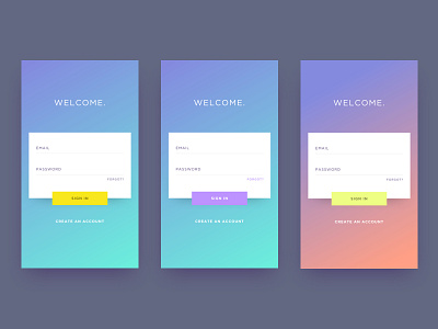 #1 Daily UI - Sign In daily ui design challenge log in sign in sign up ui challenge