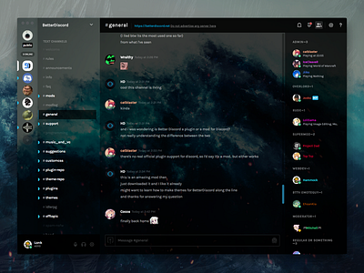 Dark Matter 2 - Discord Theme betterdiscord css dark discord theme