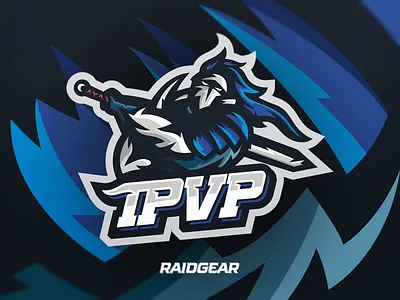 IPVP branding esports ipvp knight logo mascot sports