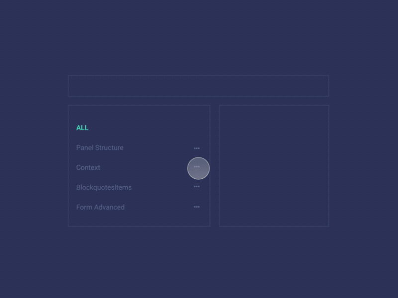 Navigation animation animation principle sketch