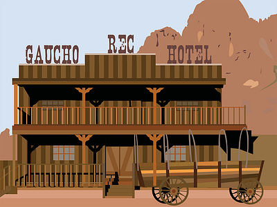 FFF - Hotel cactus cowboy fff fun and fitness festival hotel mountains wagon western wild west