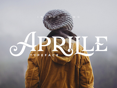 Aprille Typeface antique design font letter lettering logo retro type typeface typography vintage