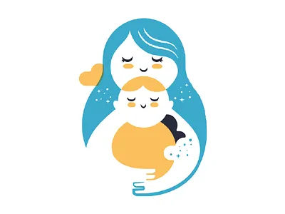 Hello Mum baby born dream mum newborn pop positive negative space surreal