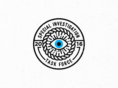 Logo Badge badge eye illustrator investigation logo special texture vector