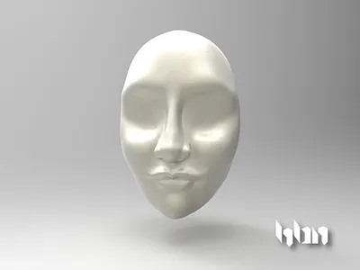 Female Face #1 3d face female hbn mexico sculpture